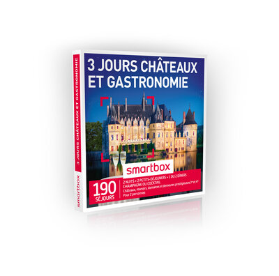 Coffret Cadeau Châteaux et gastronomie 3 jours
