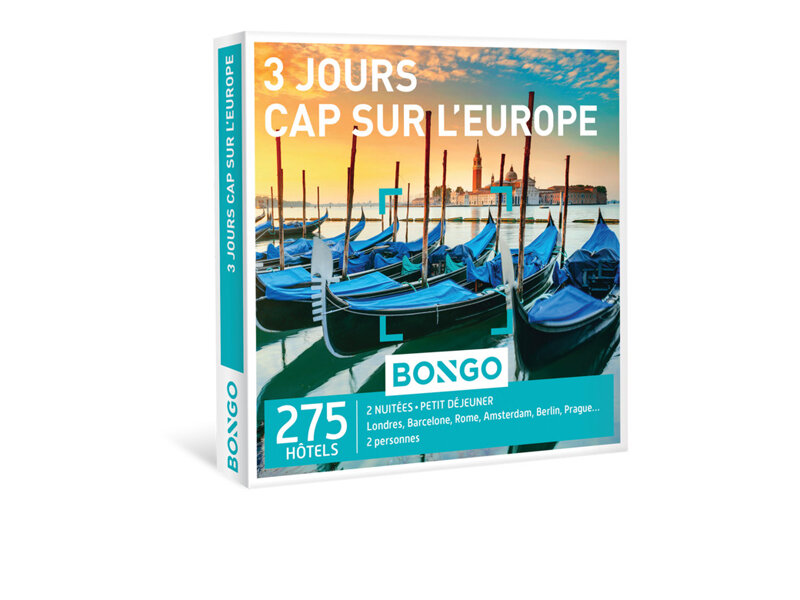 Coffret Cadeau Cap Sur L Europe Jours Bongo