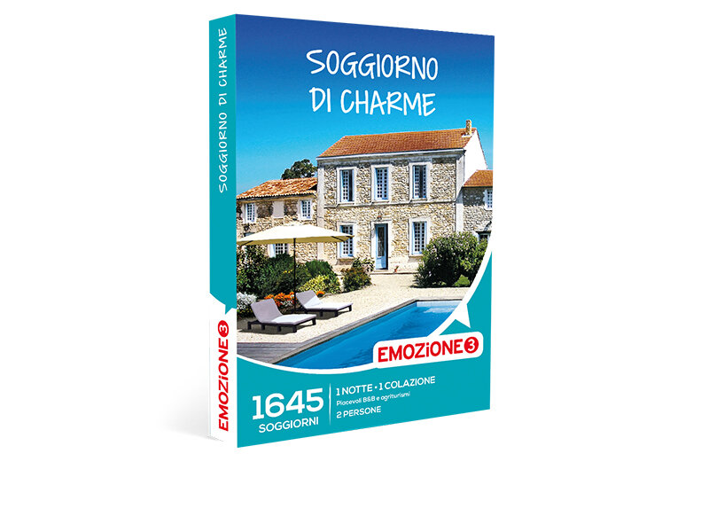 Cofanetto regalo - Soggiorno di charme - Emozione3 Cofanetto regalo - Soggiorno di charme - Emozione3