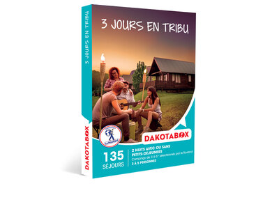 Coffret cadeau 3 jours en tribu