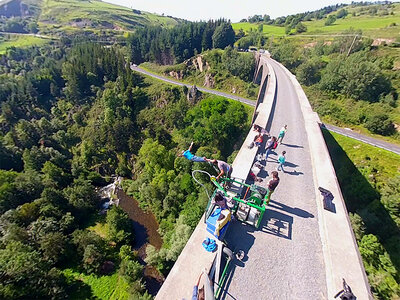 Coffret Session de 2 sauts à l'élastique de 65 mètres au viaduc de la Recoumène