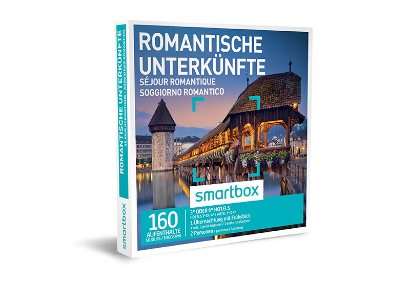 Geschenkbox - Romantische Unterkünfte - Smartbox Geschenkbox - Romantische Unterkünfte - Smartbox
