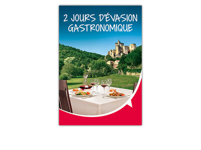 Coffret cadeau 2 jours d'évasion gastronomique