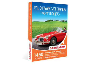 Coffret cadeau Pilotage voitures mythiques