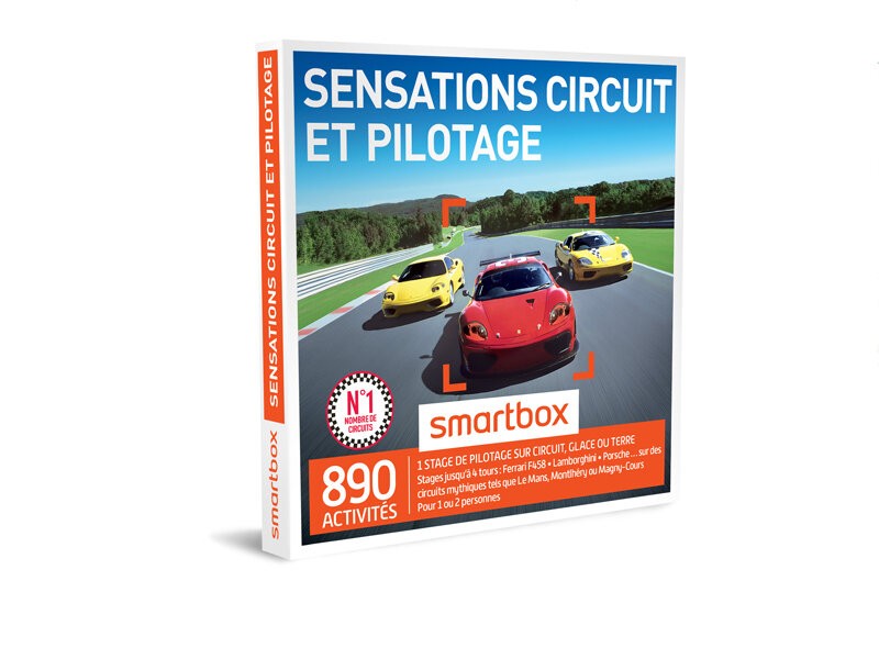 Coffret cadeau Sensations circuit et pilotage Smartbox