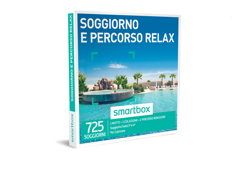Cofanetto regalo soggiorno e percorso relax smartbox for Regalo soggiorno