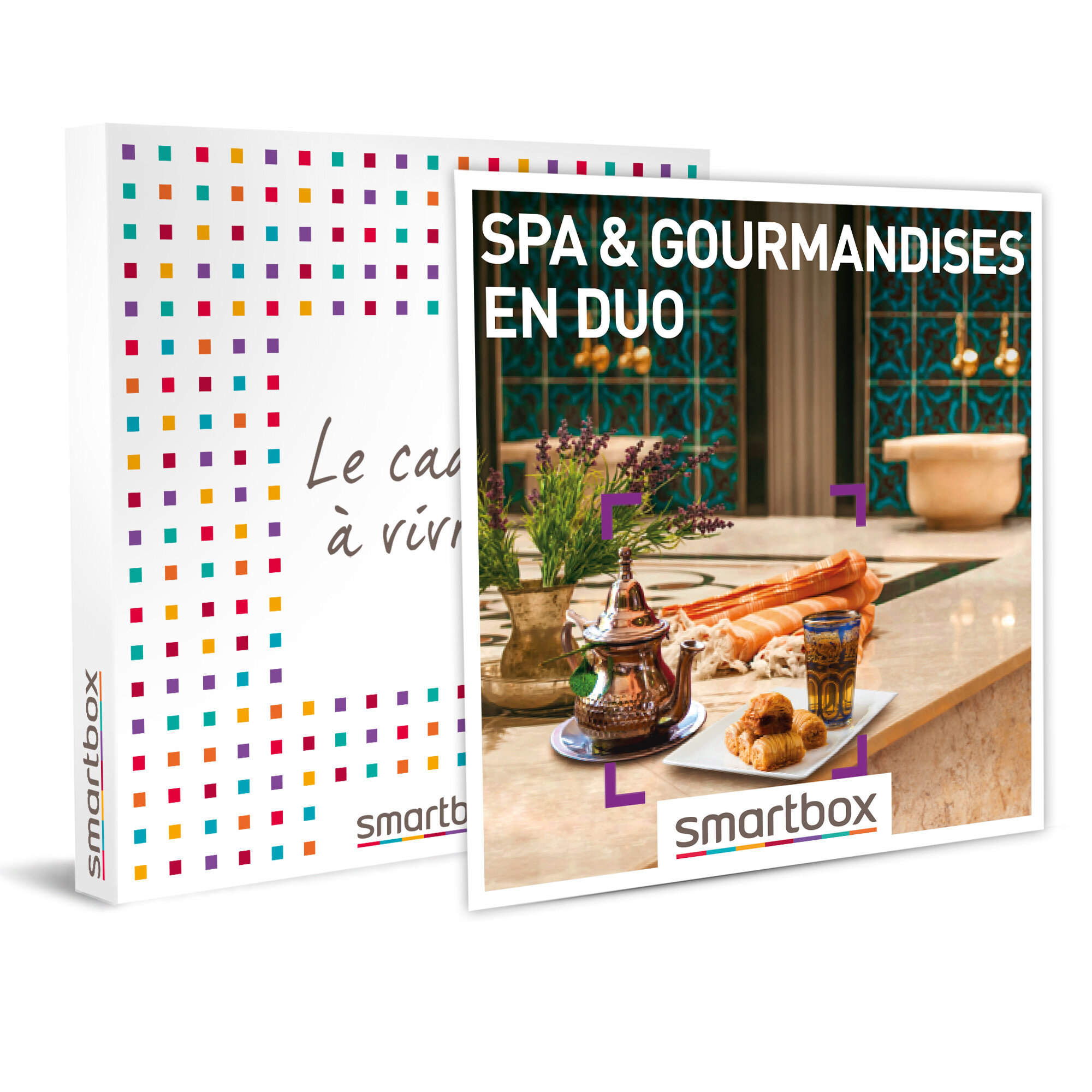 SMARTBOX - Coffret Cadeau - SPA & GOURMANDISES EN DUO - 1 séance de bien-être avec 1 gourmandise pour 2 personnes