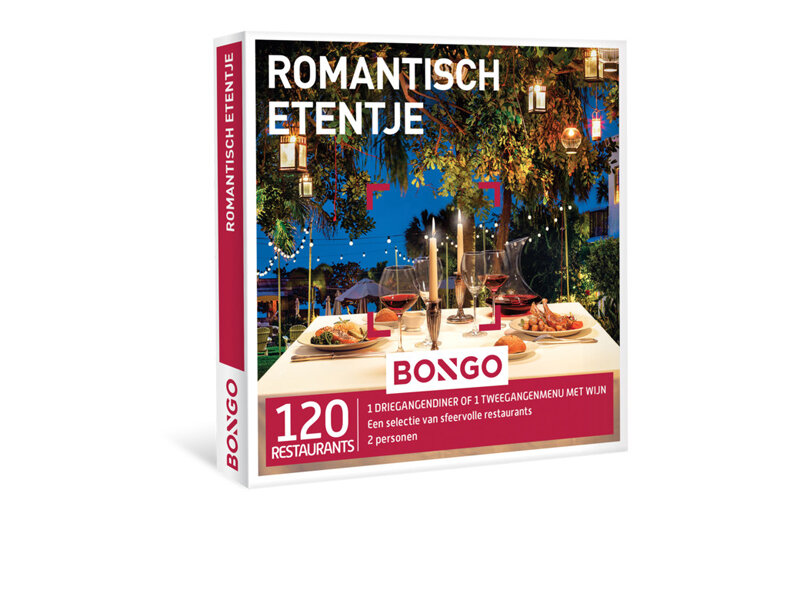 Cadeaubon Romantisch Etentje - Bongo