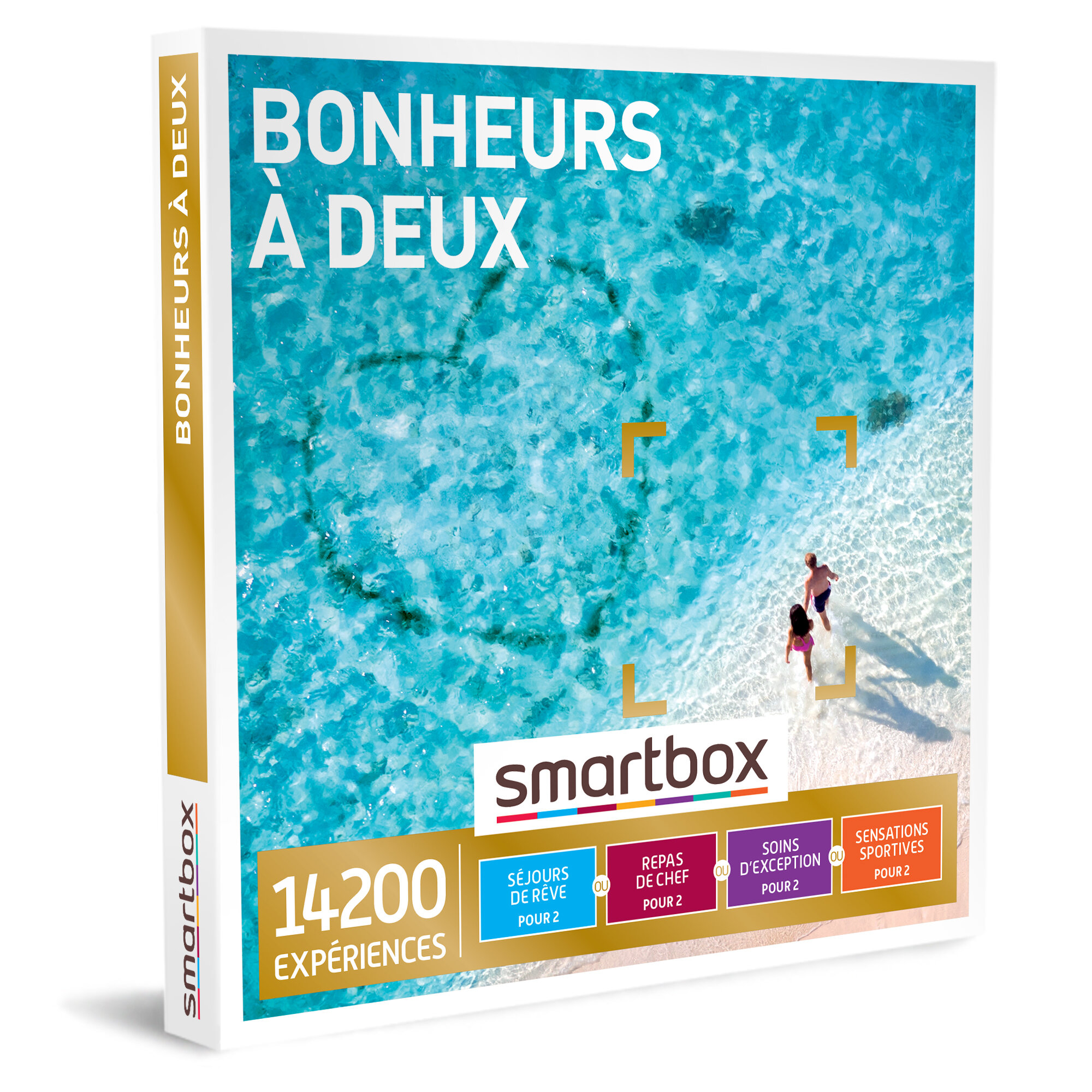 SMARTBOX - Coffret Cadeau - BONHEURS À DEUX - 1 séjour ou 1 activité romantique pour 2 personnes