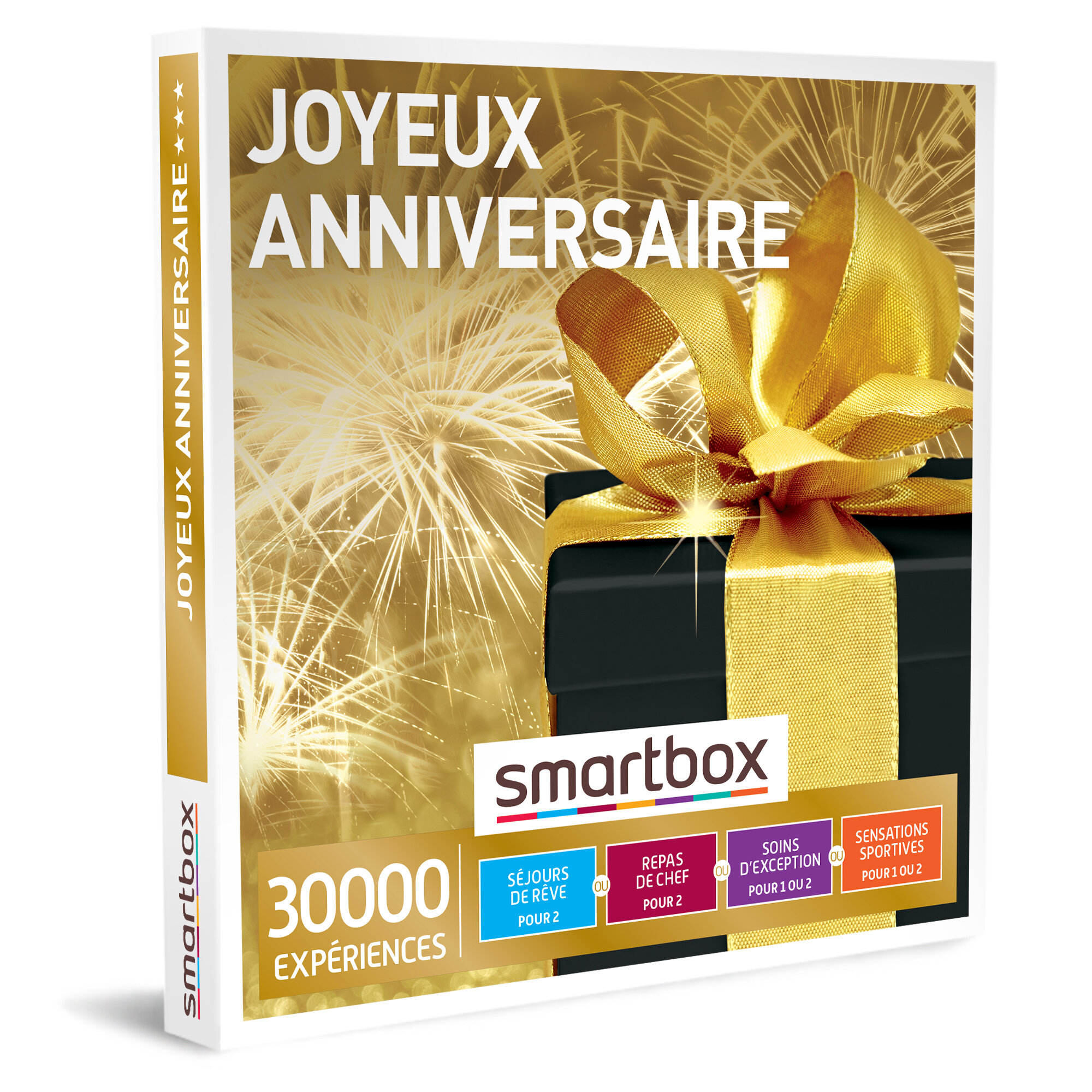SMARTBOX - Coffret Cadeau - JOYEUX ANNIVERSAIRE - 1 séjour ou 1 activité pour 1 ou 2 personnes