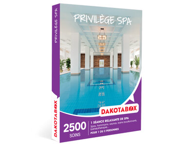 Coffret cadeau Privilège spa