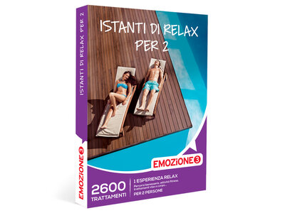 Cofanetto regalo Istanti di relax per 2