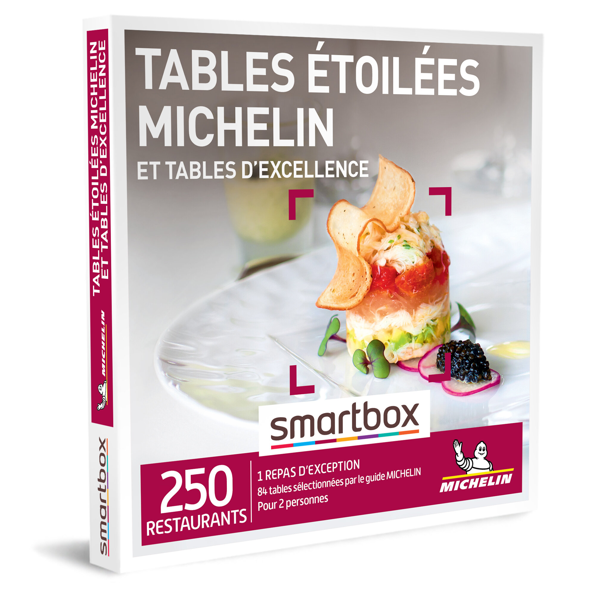 SMARTBOX - Coffret Cadeau - TABLES ÉTOILÉES MICHELIN ET TABLES D'EXCELLENCE - 1 repas d'exception pour 2 personnes