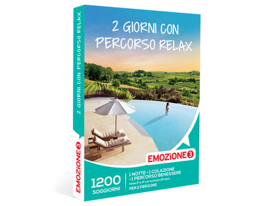 Cofanetto regalo 2 giorni con percorso relax