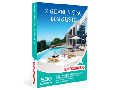 Cofanetto regalo 2 giorni in spa con gusto