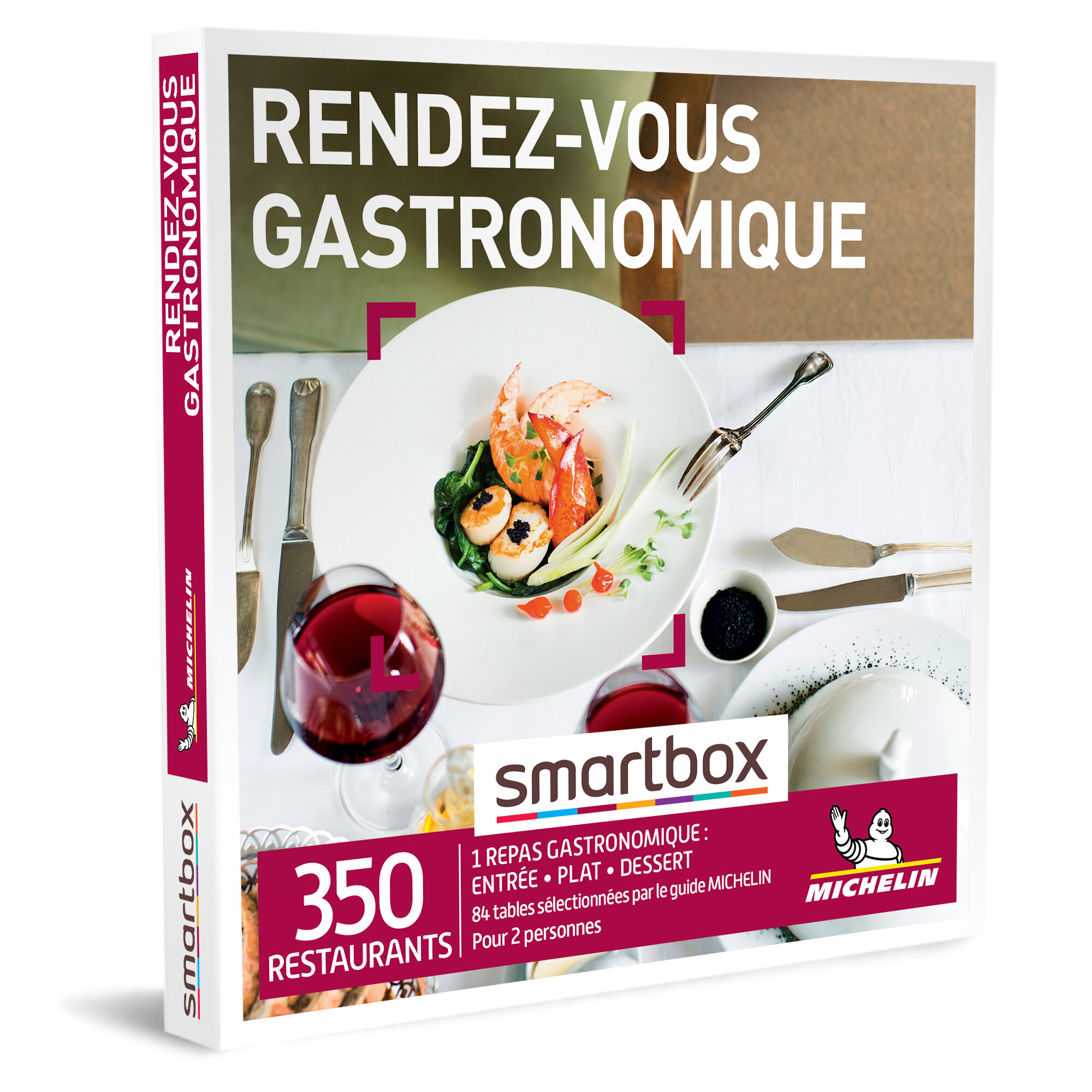 SMARTBOX - Coffret Cadeau - RENDEZ-VOUS GASTRONOMIQUE - 1 repas gastronomique pour 2 personnes