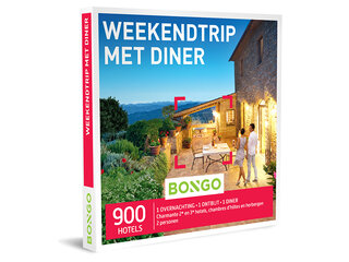 kassa Flitsend elegant Cadeaubon Weekendtrip Met Diner - Bongo