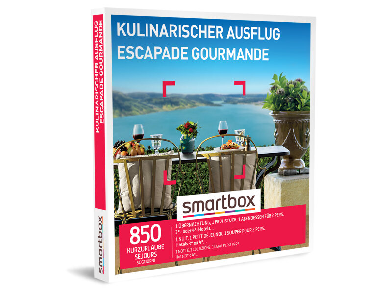 Coffret Smartbox Escapade Délicieuse – Valeur 119,90€, Neuf, Prêt à Offrir