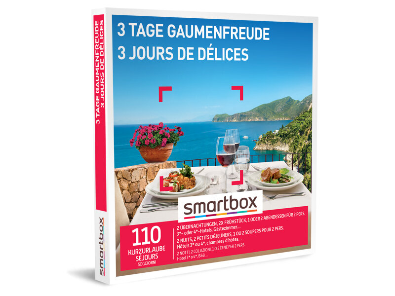 Smartbox 3 Jours D évasion Gourmande Destination