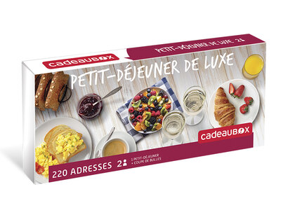 Coffret cadeau Petit-déjeuner de Luxe