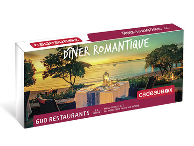 Coffret cadeau Dîner Romantique