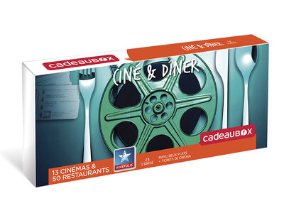 Coffret cadeau Ciné & Dîner