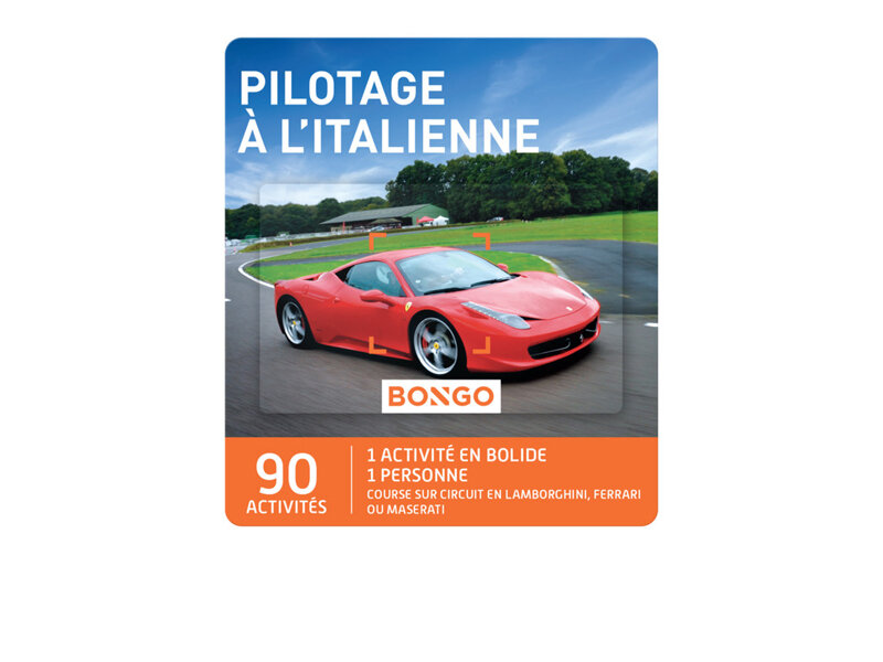 Coffret Cadeau Pilotage A L Italienne Bongo