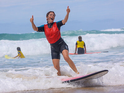 2 cours de surf et 2 jours de location de matériel dans les Landes