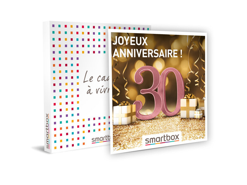 Coffret Cadeau Joyeux Anniversaire Pour Femme 30 Ans Smartbox