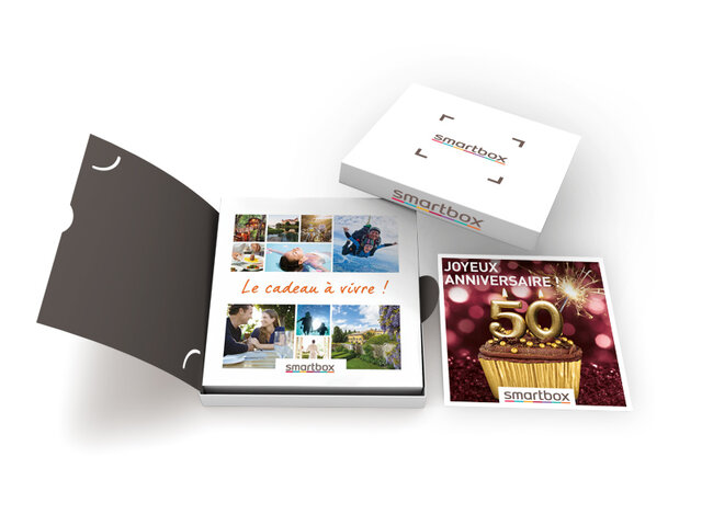 Coffret Cadeau Joyeux Anniversaire Pour Femme 50 Ans Smartbox