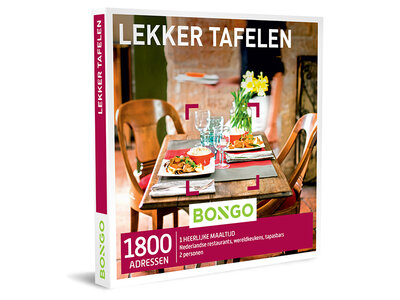 Cadeaubon Lekker Tafelen