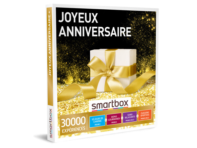 coffret smartbox joyeux anniversaire Coffret Cadeau Joyeux Anniversaire Smartbox coffret smartbox joyeux anniversaire