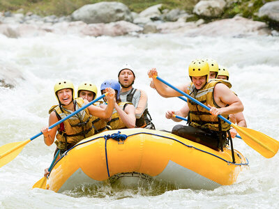 Cofanetto 1 emozionante discesa in rafting per 1 persona