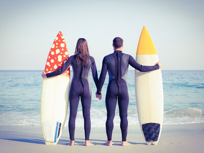 Caja regalo Curso de inciación al surf en Galicia