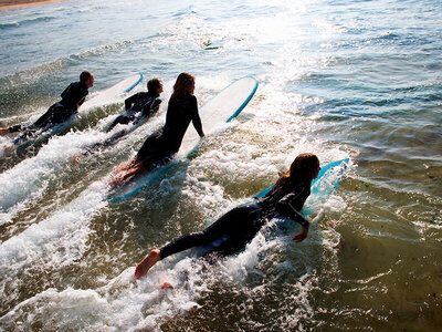 Caja Curso de inciación al surf en Galicia