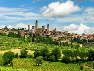 Cofanetto regalo Tour nel Chianti, a San Gimignano e a Montalcino