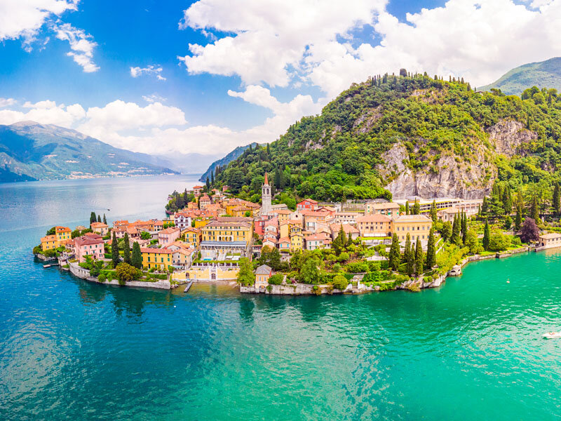 Volo panoramico in elicottero sul Lago di Como