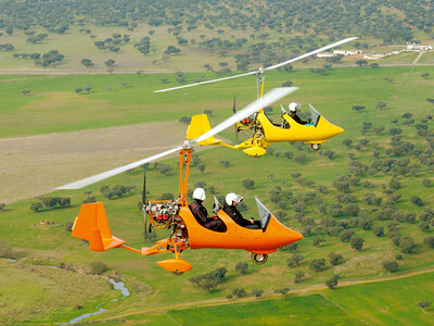 Vuelo de iniciación de 1h en autogiro