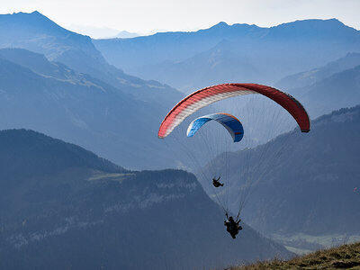 Volo tandem in parapendio con video ricordo nel Canavese per 1 persona