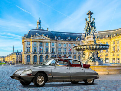 Visite de Bordeaux et des vignobles bordelais en DS présidentielle avec chauffeur privé (3h)