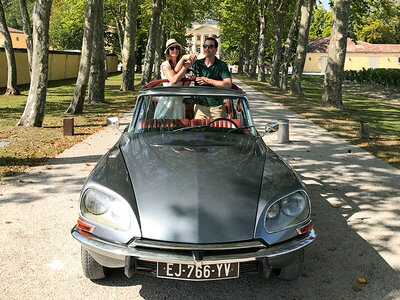 Coffret Visite du Médoc, vignobles et châteaux, en DS présidentielle avec chauffeur privé (4h)