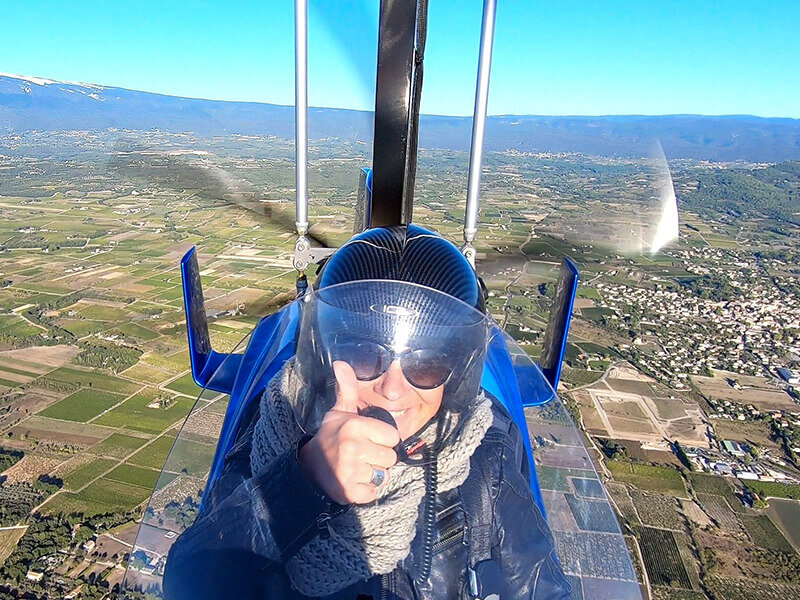 Smartbox Vol audessus du mont Ventoux en ULM avec vidéo souvenir