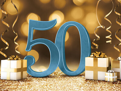 Cofanetto regalo Buon 50 compleanno!