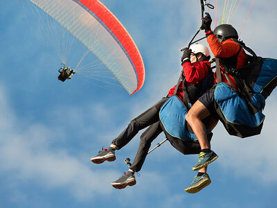 1 volo in parapendio in tandem su Poggio Bustone