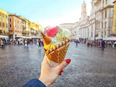 Cofanetto regalo Alla romana: 1 street food tour per le vie di Roma