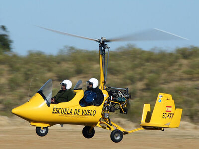 Vuelo de iniciación de 20 min en autogiro