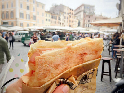 Cofanetto regalo Mica pizza e fichi: street food tour di Roma per 2 persone