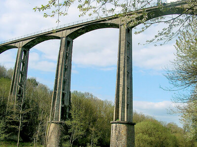 2 sauts à l’élastique au viaduc de Saint-Georges-le-Gaultier avec certificat et souvenir