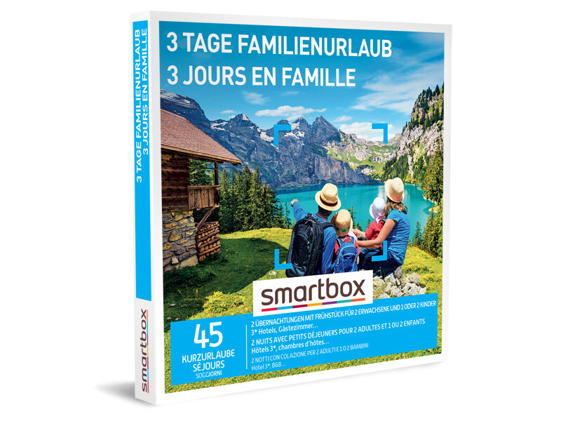 SMARTBOX - 3 Jours En Famille à L'Hôtel Wanderlust Motel 4* - Coffret