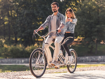 Op een tandem door Antwerpen